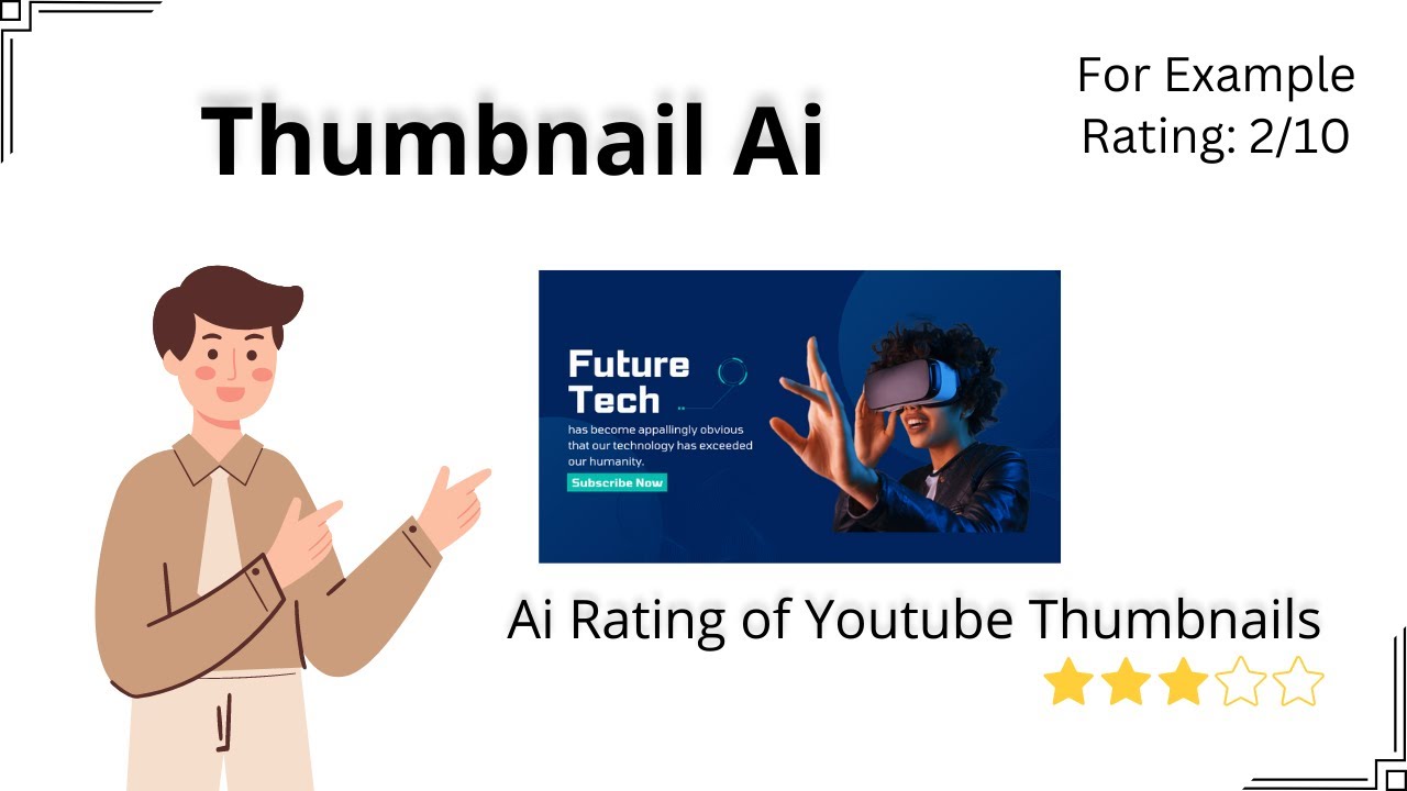 AI Rating of YouTube Thumbnails with Thumbnail AI | Thumbnail AI Demo