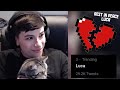 georgenotfound tells his stream that his cat luca died 💔 (stream highlights)