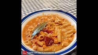 Pasta con ceci e pomodorini (non è una videoricetta)