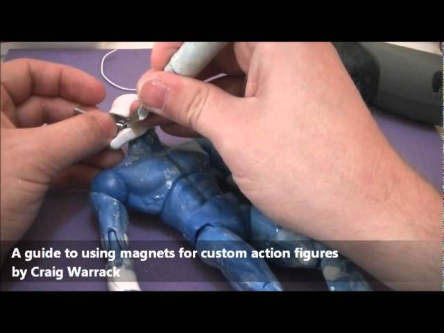 Guide to using magnets in custom action figures 