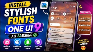 Install Stylish Fonts on All Samsung Devices 🔥 | After One Ui 9 | Custom Fonts on Any Samsung Phone screenshot 5