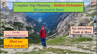 Complete Trip Planning – Italian Dolomites, all you need to know