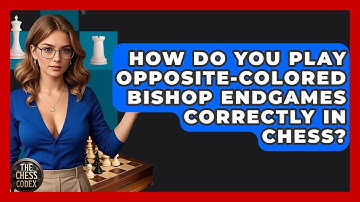 How Do You Play Opposite-colored Bishop Endgames Correctly In Chess? - The Chess Codex