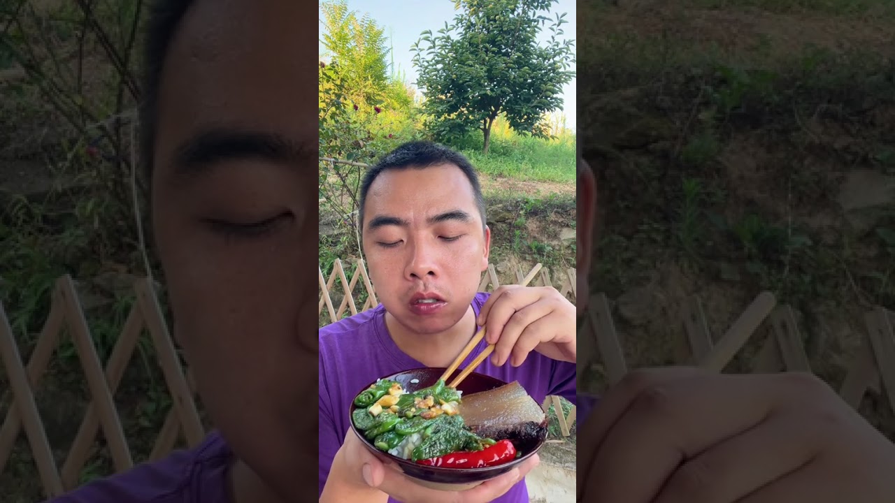 兄弟姐妹们吃饭了哦 今天吃腊肉 简简单单又是一餐#抖音美食推荐官 #美食 #普通的饭菜都是家的味道 @DOU+小助手