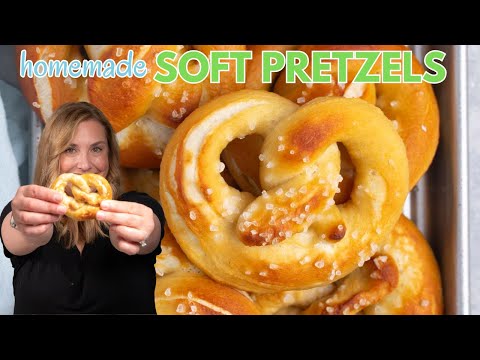 HOMEMADE SOFT PRETZELS RECIPE