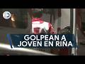 Golpean brutalmente a joven con barra metálica tras riña