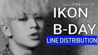 IKON - B-DAY [LINE DISTRIBUTION] (COLOR CODEC)
