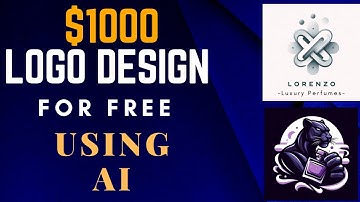 How To Design A $1000 Logo For Free Using AI |  Only in 10 Minutes