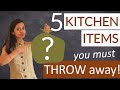 5 KITCHEN ITEMS to THROW IMMEDIATELY + SAFER ALTERNATIVES