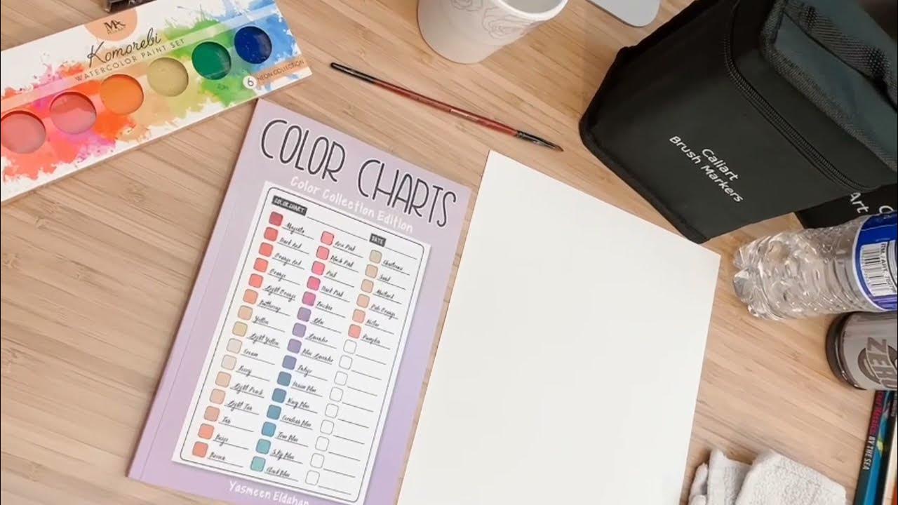 Swatching Caliart Art Markers 51 Set YouTube