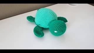 How to Crochet TURTLE -Step By Step- Beginners Tutorial