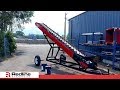 Incline Belt Conveyors -Portable Undercarriages Incline Belt Conveyors