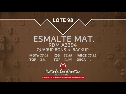 LOTE 98 MATINHA EXPOGENÉTICA 2021