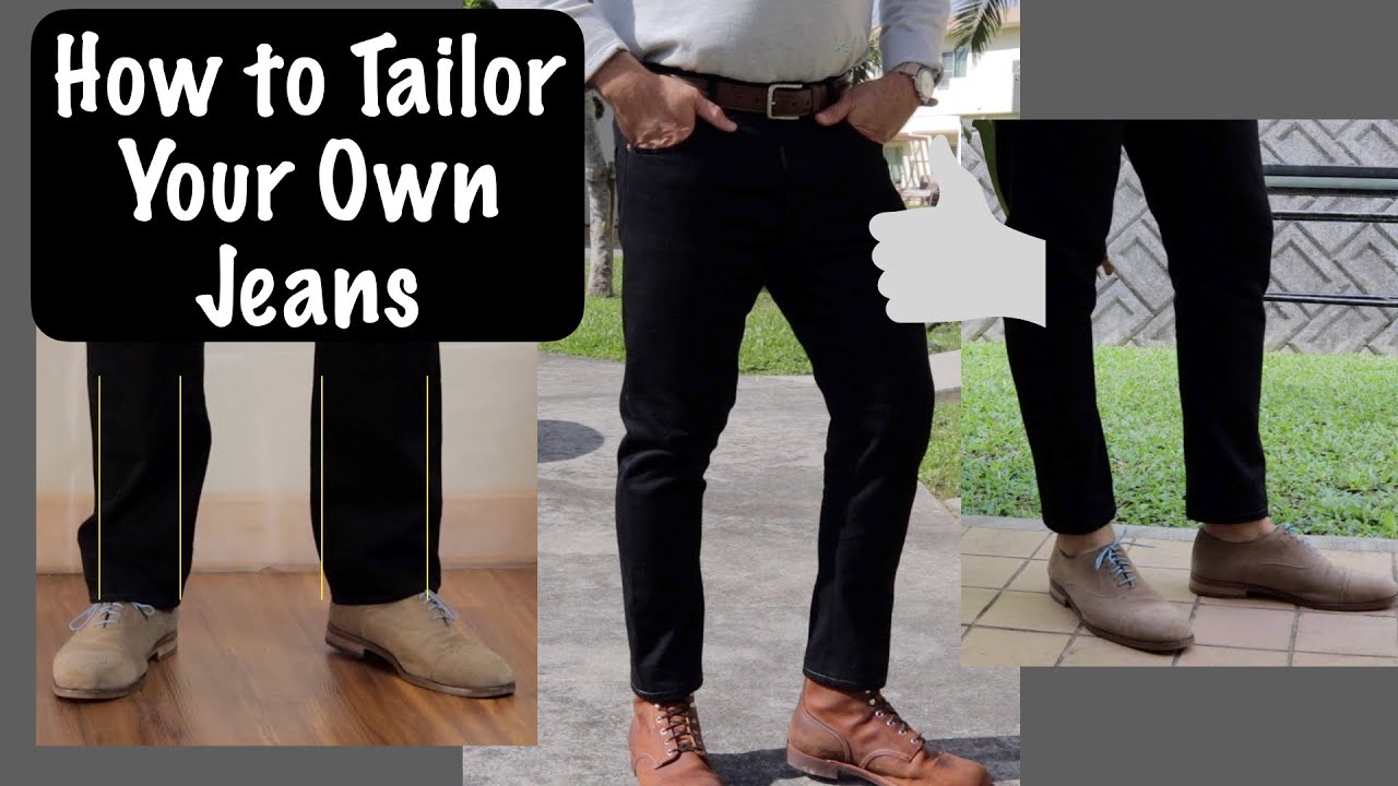 How to Self-Taper Your Own Jeans at Home | Tailoring Your Own Clothes ...