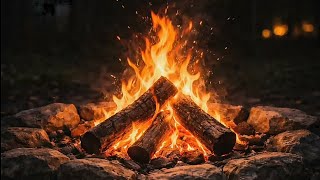Dark Cozy Anime Fireplace 🔥 | ASMR Fire Sounds for Deep Sleep (10 Hours) screenshot 5
