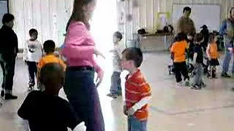 Kristi does the Hokey Pokey!