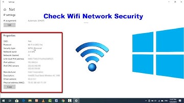 Easy Method to check WiFi Network Security Type on Windows 10 2019