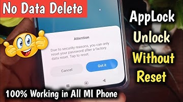 App Lock Bhul Gaye to Kaise Khole Without Factory Reset | No Data Delete