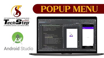 Lecture 35 | Popup Menu | Android Studio | TechStep Sahiwal