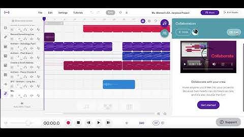 Inviting Others to Your Soundtrap Project