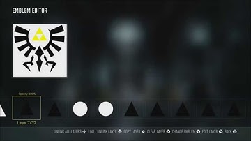 The Legend Of Zelda Emblem Tutorial - Call Of Duty Advanced Warfare