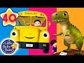 Dinosaur on The Bus | Wheels on The Bus +More Nursery Rhymes & Kids Songs | Little Baby Bum
