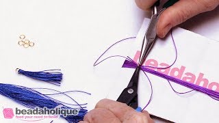 How to Make a Quick and Easy Tassel with Silk Thread screenshot 4