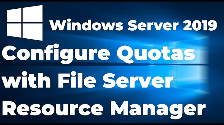 13. Configure Quotas with File Server Resource Manager