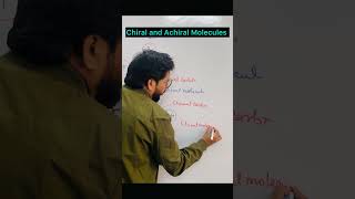 Chiral and Achiral Molecules ✍️#cbse #upboard #organicchemistry #trending #easy #trending #carbon