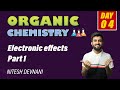 Day 4 | Electronic Effects Part 1  | Chemistry Capsule | NEET | Nitesh Devnani