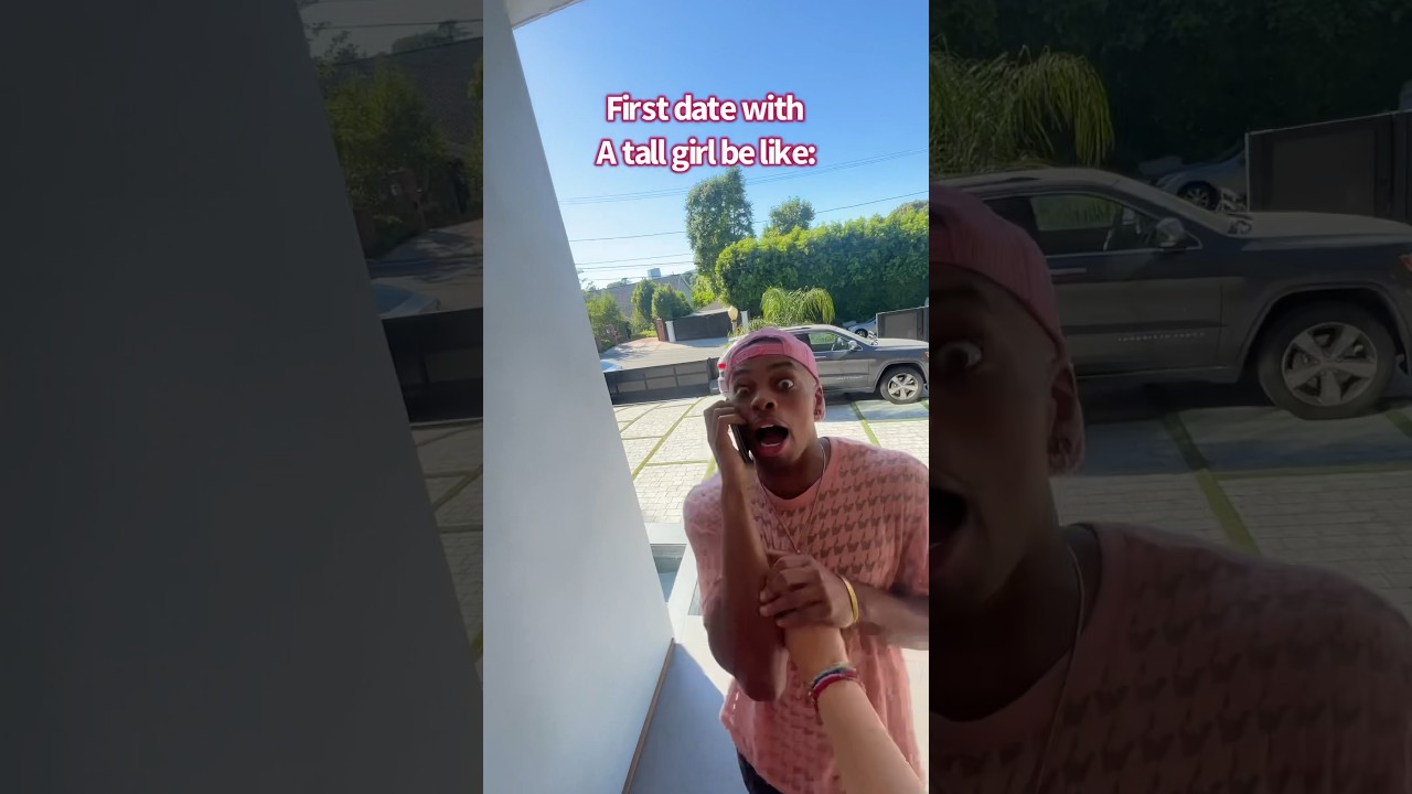 First date with a tall girl be like: 