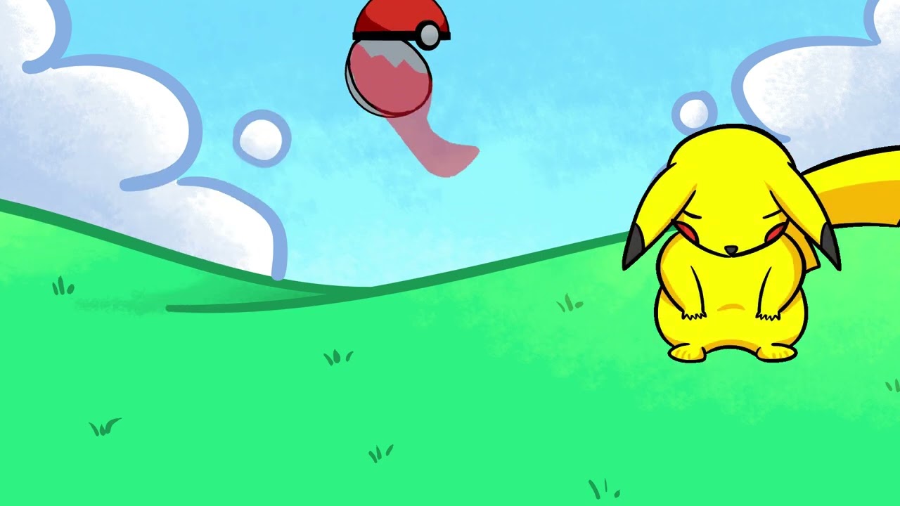[Animation Homework] Pokeball Go! (Longer Intro)