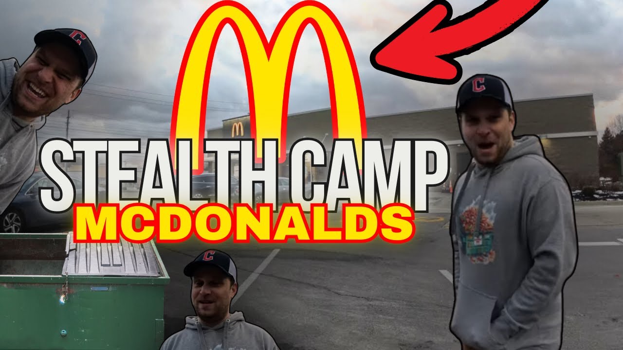 Stealth Camping Behind McDonald's Dumpster