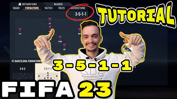 FIFA 23  - THE MOST OVERPOWERED FORMATION 3-5-1-1 TUTORIAL-  BEST TACTICS & INSTRUCTIONS