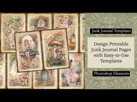 Distressed Junk Journal Pages