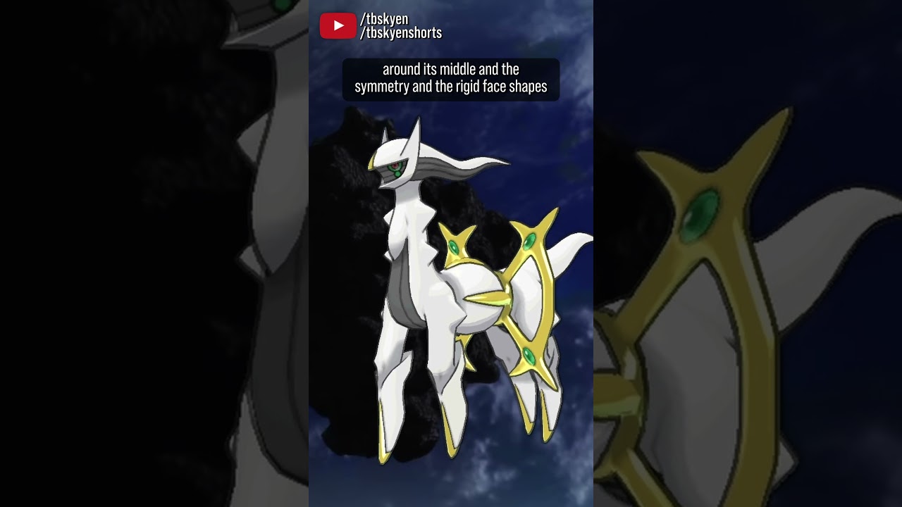 Arceus' weirdness is probably appropriate, for a creator god | 