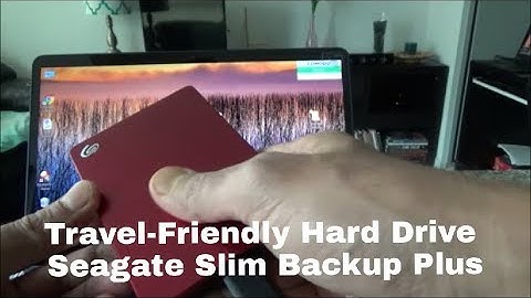 Seagate Backup Plus Slim Portable External Hard Drive | Unboxing and Test Review