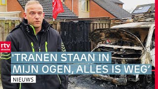 Bedrijfsbus brandt volledig uit in Assen en terugblik op boerenprotesten | RTV Drenthe