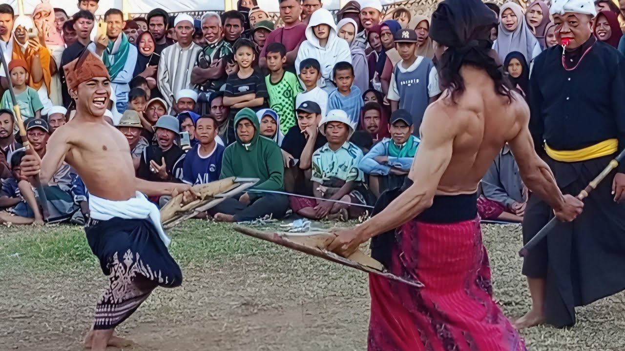 SATRIA LAUT SELATAN Vs ANGIN ALUS || Peresean Batu bawi