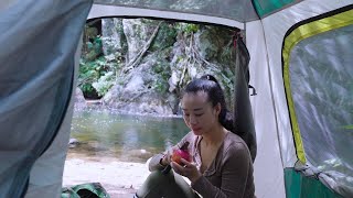 Solo Camping In A Beautiful Place Susu Vlog