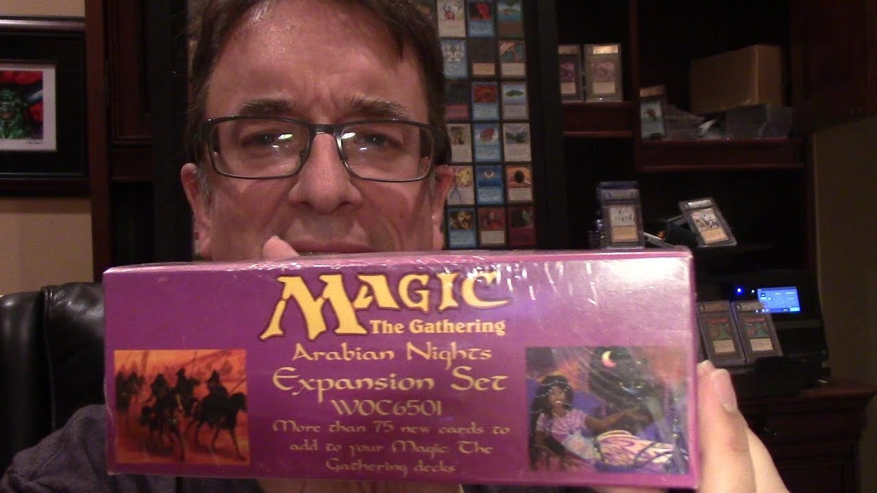 magic arabian nights booster box ensky Magic: the Gathering Players Card Sleeve RETRO Core "Arabian Nights" (Reprint) MTGS-304 Toys Wizards of the Coast Magic: