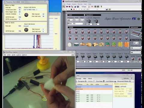 Theremino PiezoDrums 1