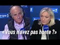 Marine le pen vous navez pas honte   lattaque choc delkabbach face  la prsidente du fn