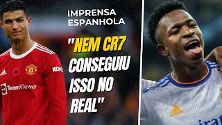 JORNAL ESPANHOL SE EMPOLGA COM VINI JR: 