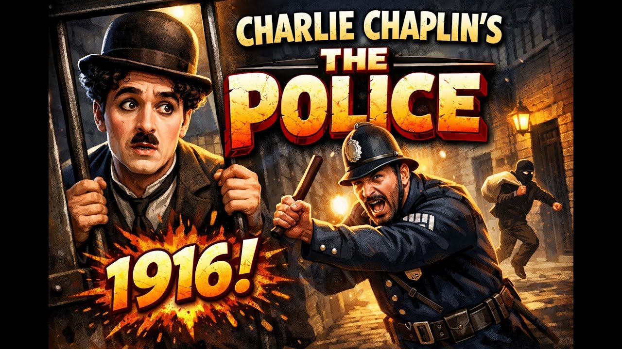 Police (1916) | Charlie Chaplin | Full Movie | Public Domain | HD