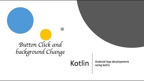 #4 Create Button, Click Event and Change button Background