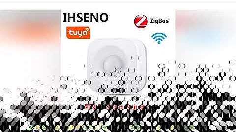 IHSENO Tuya ZigBee/WiFi PIR Motion Sensor Wireless Infrared Detector Security Burglar Alarm Smart Li