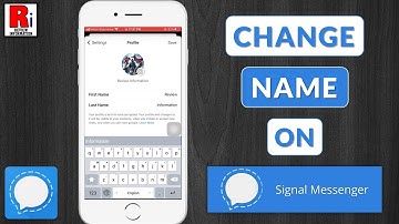 How to Change your Name on Signal Private Messenger