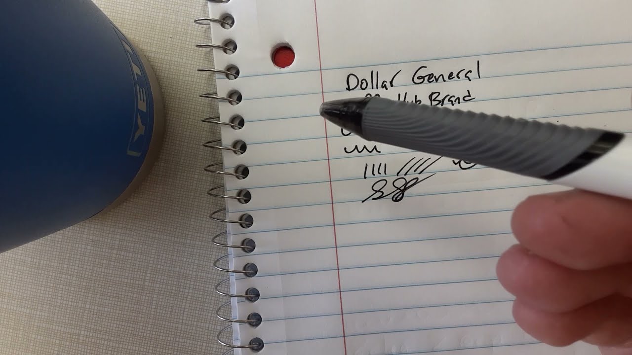DG Office gel pen. OfficeHub Gel pen. Dollar General Gel Pen. YouTube