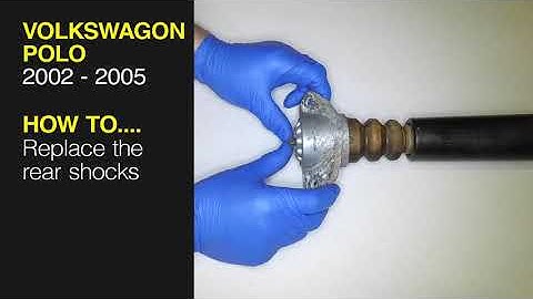 Volkswagen Polo (2002 - 2005) -  Shock Absorber rear R&R